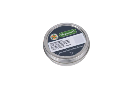 HEPWORTH - Hepworth - Bermuda Triangle - 7.0g Ground Flower in Tin - 22.47% THC - Dry Flower