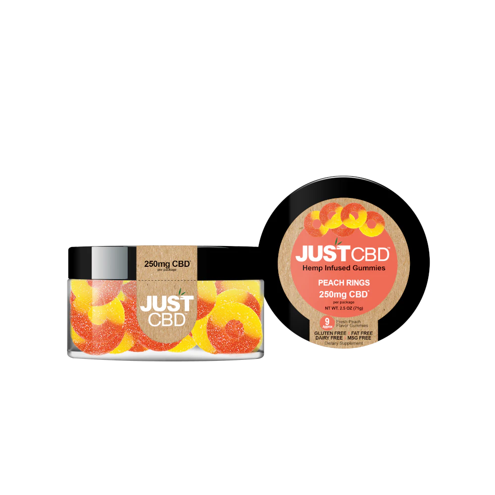 JUST CBD - Just CBD | Gummies  Fruit and Peach | 250mg  Main Image