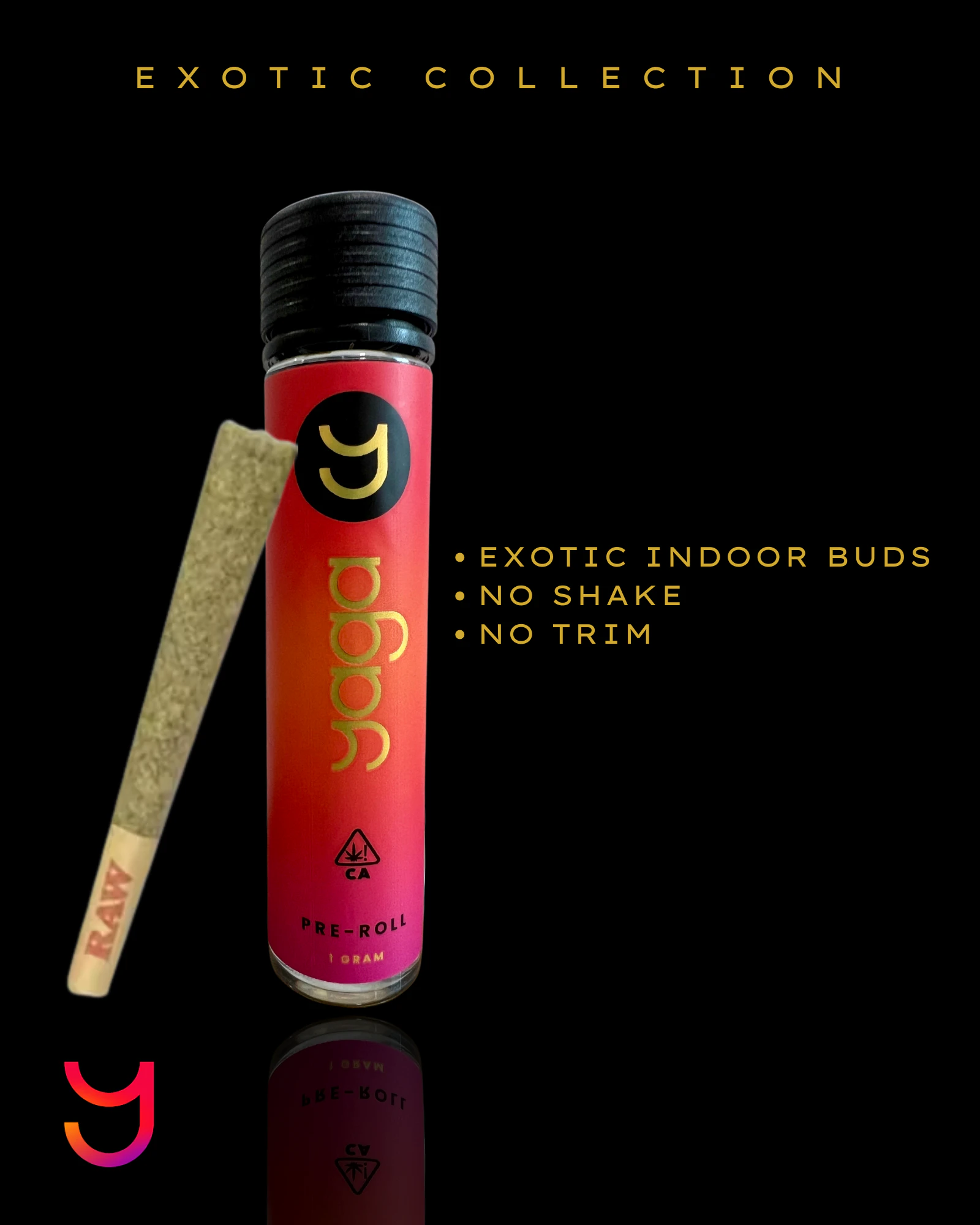 YAGA - Blue Dream Topshelf Preroll | 1G (S) Main Image