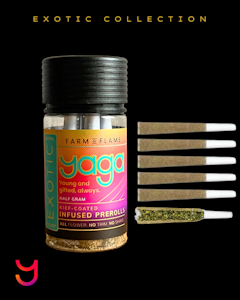 YAGA - Candy Land Kief Coated Preroll .5G Six-Pack (Sativa)