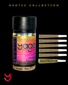 YAGA - GMO Kief Coated Preroll .5G Six-Pack (Indica)