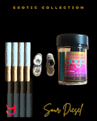 Blunts x6: Sour Diesel Diamond Coated .5G Glass Tip (Sativa)