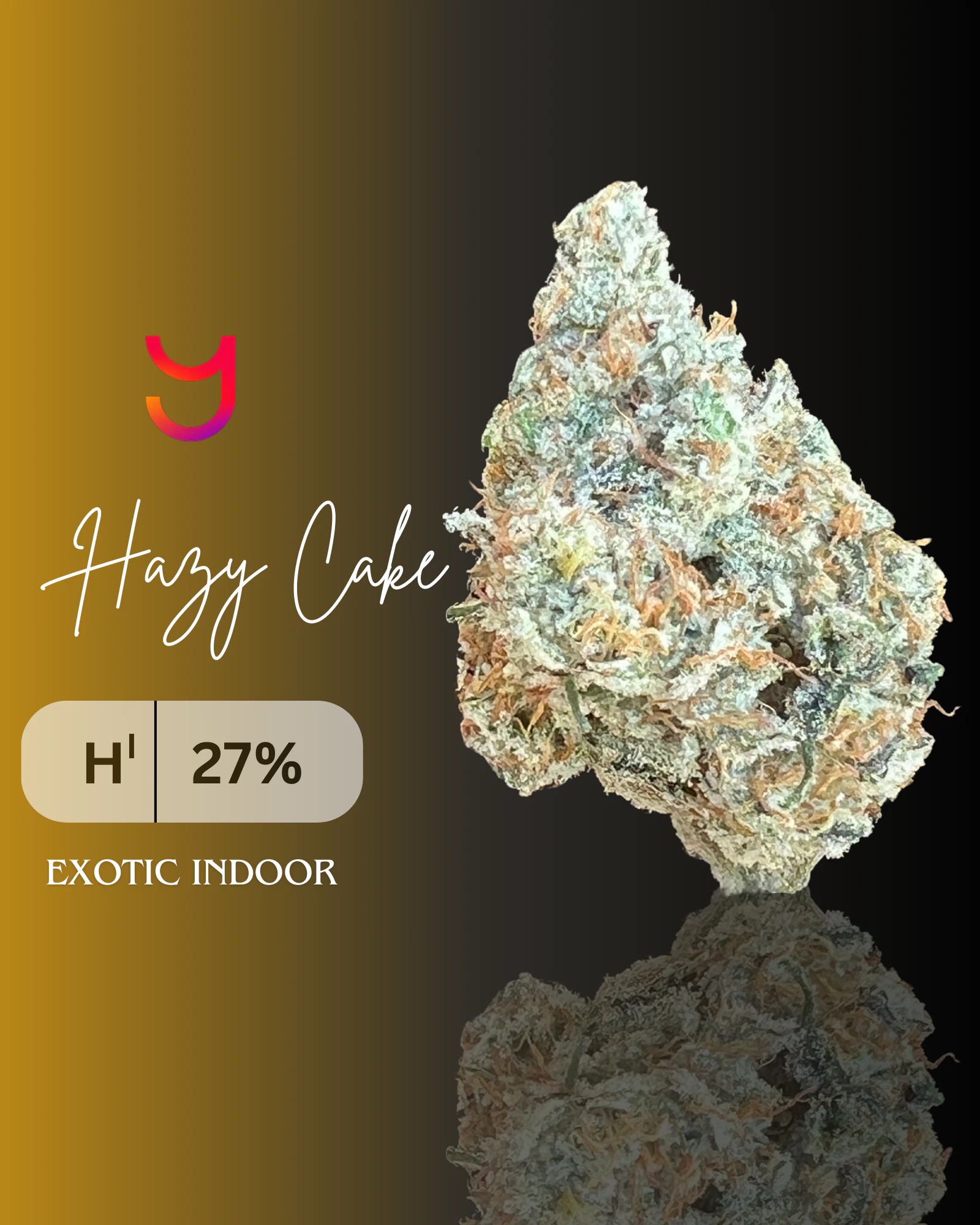 YAGA - Hazy Cake (H): Top Shelf | 3.5G Main Image