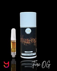 YAGA - Fire OG 1G Live Resin Cart (Indica)