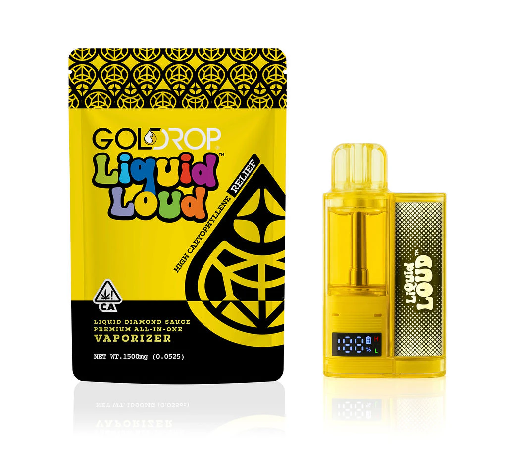 GoldDrop - Gold Drop - 1.5g Liquid Diamond Sauce AIO - Mendo Breath Main Image