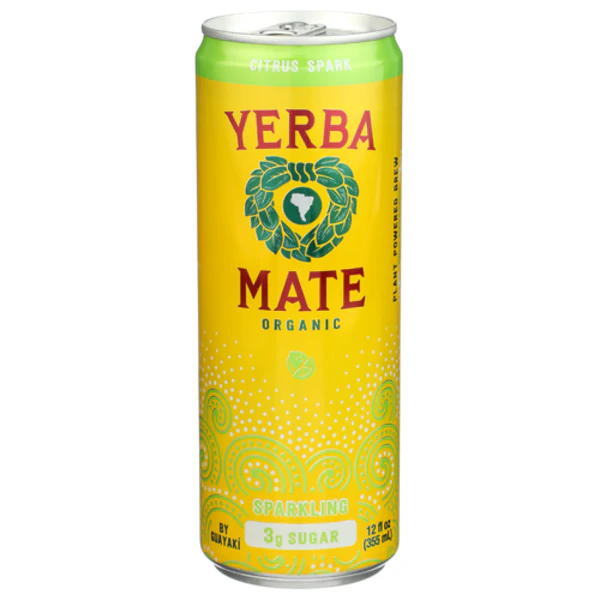 THE SWEET SPOT - GUAYAKI SPARKLING CITRUS SPARK YERBA MATE | SNACKS Main Image