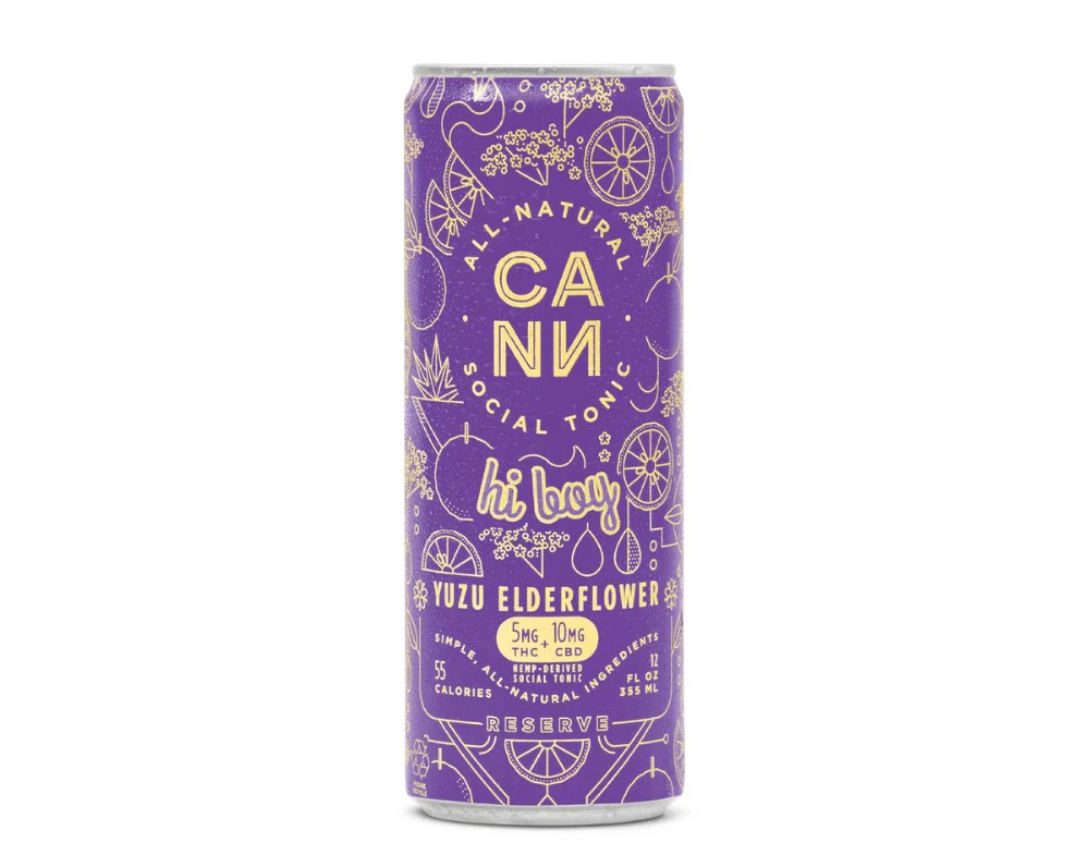 Cann - CANN - HI BOYS - Yuzu Elderflower - Beverages - 4pk - 40mg Main Image