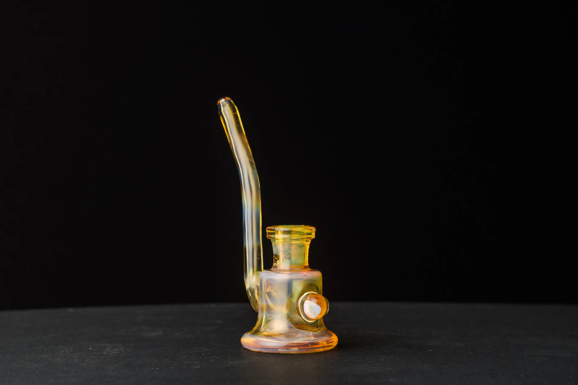 Miyagi Glass - Yellow | Dry Dab Rig | Miyagi Glass Main Image