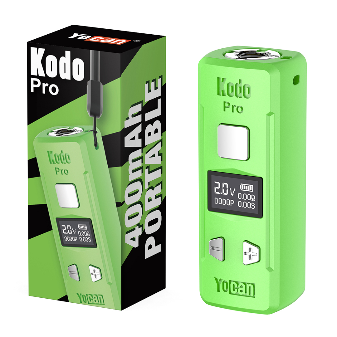 yocan kodo pro 510 thread vape cart battery | | Green Double Apple Flavours:Mint Freeze Cheech & Chong Cart