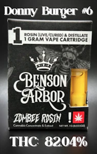Benson Arbor - Benson Arbor | Cart Rosin+ 1g [I] | Donny Burger #6