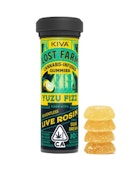 Lost Farm Yuzu Fizz Live Rosin Gummies 100mg