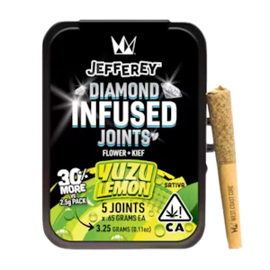 West Coast Cure - [West Coast Cure] Jeffery Infused 5 Pack - 3.25g - Yuzu Lemon (S)