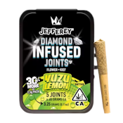 Yuzu Lemon (H) | .65g 5pk Diamond Infused Jefferey Joint | West Coast Cure
