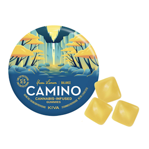 Camino Gummies - 100mg THC:CBD 1:1 Yuzu Lemon Gummies (5mg THC, 5mg CBD - 20 pack) - Camino