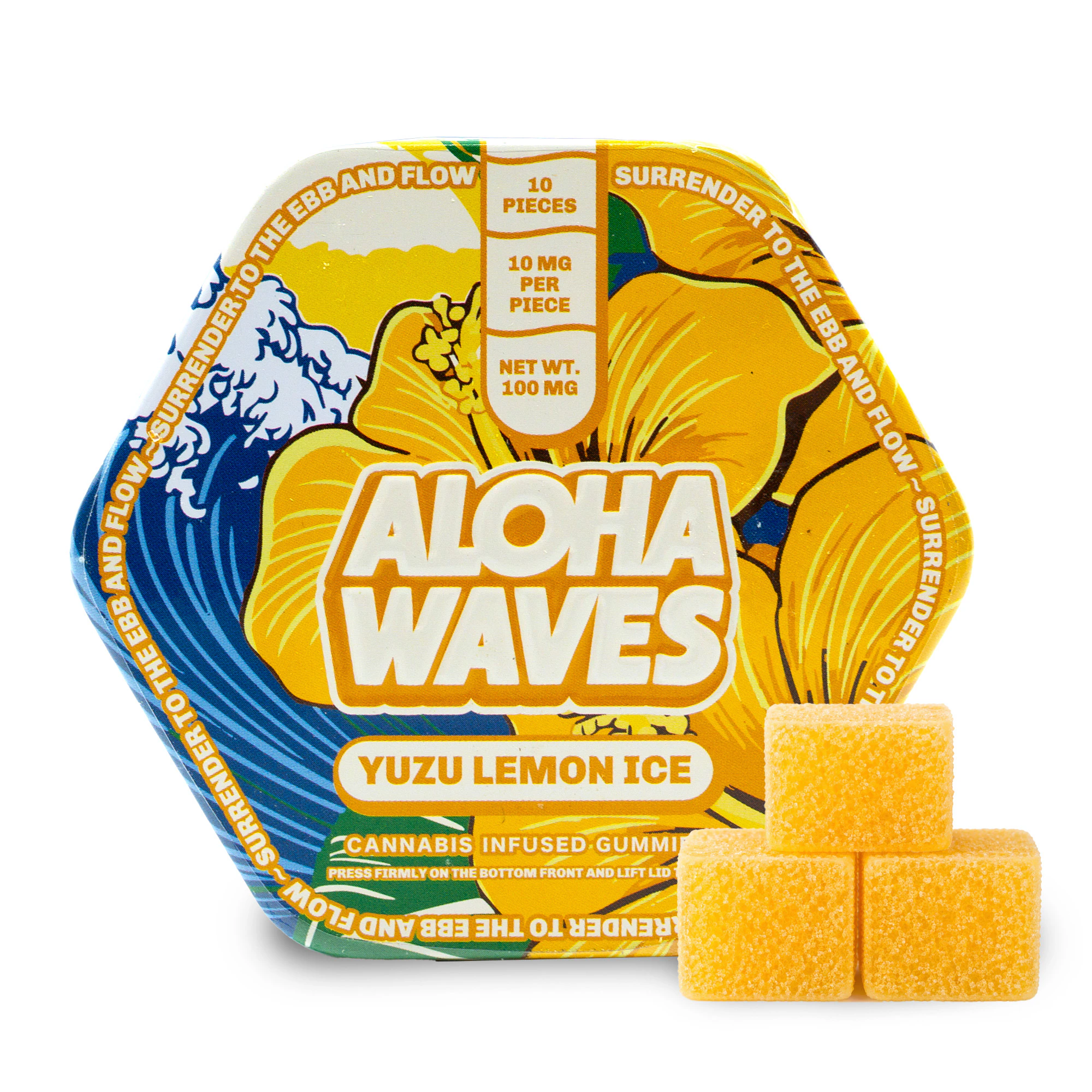 Aloha Waves - Yuzu Lemon Ice | 100 mg Main Image