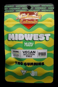 Midwest Extracts Yuzu 200mg Gummy 8pk EXP:03/13/27