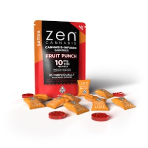 Zen - Zen Fruit Punch Sativa 100mg Edibles