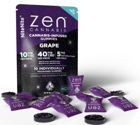 Edible - Indica NiteNite Grape - 1:4 - 10PK - 100MG