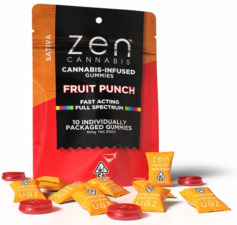 Edible - Fruit Punch - Sativa - 10PK - 100MG