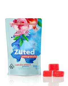 ZUTED - Pomegranate | Zuted | 100mg THC | Liquid Diamond Infused