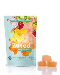 ZUTED - Tropical Twist | Zuted |100mg THC | Liquid Diamond Infused
