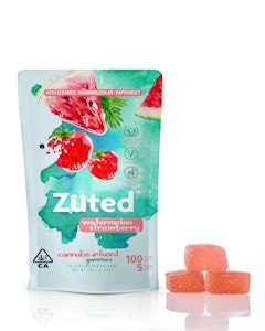 ZUTED - Watermelon Strawberry | Zuted | 100mg THC | Liquid Diamond Infused