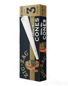 ZIG ZAG - KING SLIM 3PK CONES
