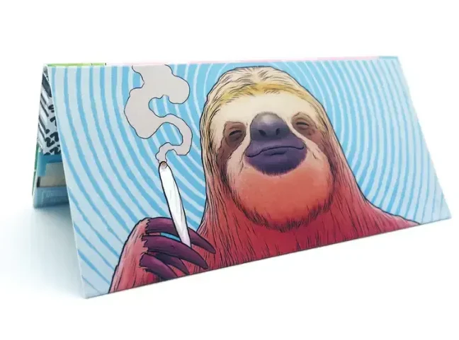 ZZZ'S - King Size "Samuel The Sloth" Slim Papers + Tips by Tim Molloy 32pk Main Image