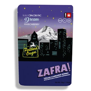 Bitz & Botz - Zafra Marionberry Vegan Gummies, 1:1:1 CBN:CBD:THC, 10 pack