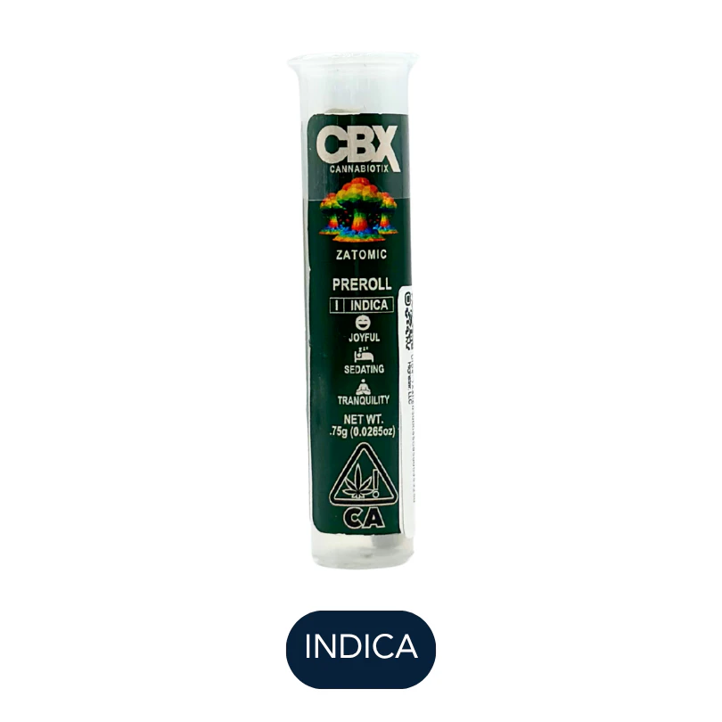 CBX: Cannabiotix - CBX - Zatomic - Preroll - 0.75g Main Image