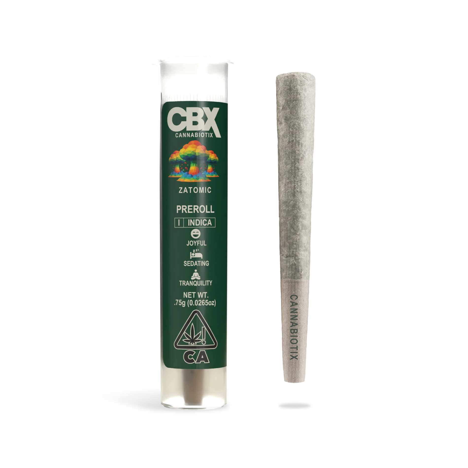 CBX: Cannabiotix - Cannabiotix Zatomic (I) Preroll .75g Main Image