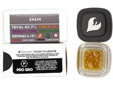 Element-Zazul-Cured Resin-Indica-THC 74%-1G