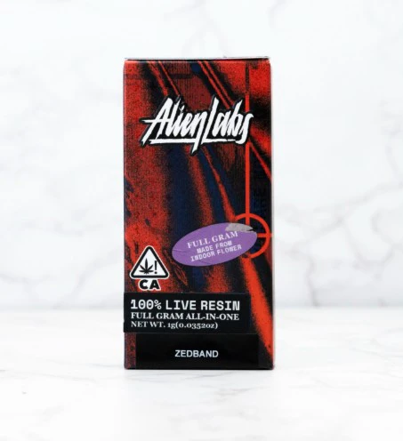 Alien Labs - Alien Labs - ZedBand - 1g Live Resin All in One Vape Main Image