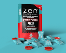 Zen | Fruit Punch (Indica) 10pk Gummy 100mg