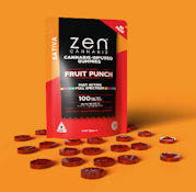 Zen | Fruit Punch (Sativa) 10pk Gummy 100mg 