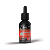 Zen | Sativa Fresh Mint | Tincture | 4:1 | 100mg THC | 25mg CBD