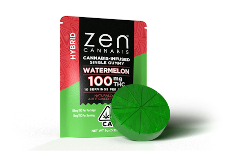 Zen Brands - Zen Single | Watermelon (Hybrid) Gummy 100mg