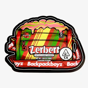 Backpackboyz - Zerbert 31.83% THC (H) | BackpackBoyz | 3.5g Flower