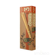 Zig Zag 1 1/4 Unbleached King Cones 3 pack