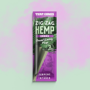 ZIG ZAG - Zig Zag - Granddaddy Purp - Hemp Cones
