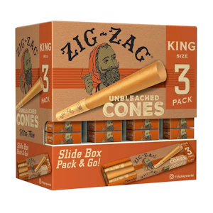 ZIG ZAG - Ultra Thin Kingsize Cones - 3pk