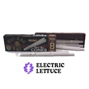 Zig-Zag Mini 70s 8pk Cones