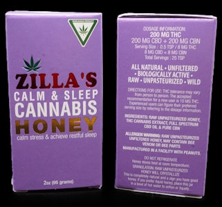ZILLA'S - SLEEP & CALM HONEY