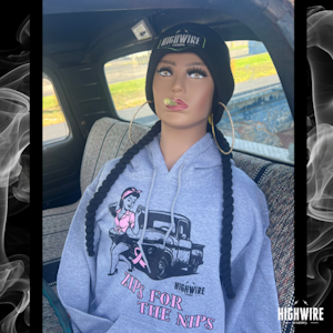 HIGH LIFE FARMS - ZIPS FOR THE NIPS HOODIE - SMALL