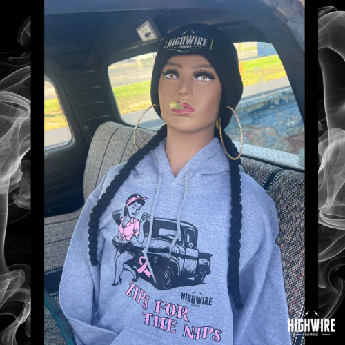 Highwire Farms - ZIPS FOR THE NIPS HOODIE - 2XL Main Image