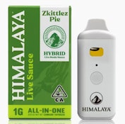 Himalaya 1g Zkittlez Pie Live Sauce AIO Disposable