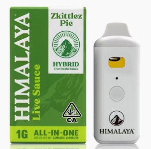 HIMALAYA - Himalaya 1g Zkittlez Pie Live Sauce AIO Disposable