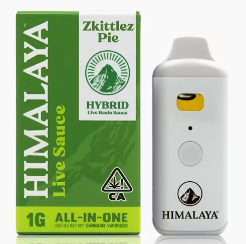HIMALAYA - Himalaya 1g Zkittlez Pie Live Sauce AIO Disposable Main Image