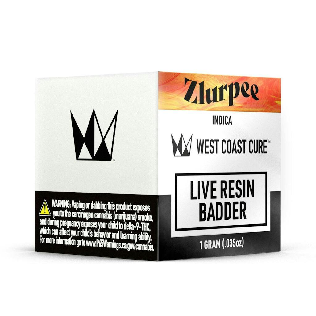 West Coast Cure Zlurpee Live Resin Badder 1.0g
