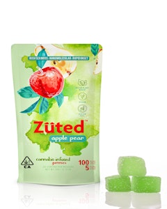 ZUTED - Apple Pear 1:1 | Zuted | 100mg THC / 100mg CBD | Liquid Diamond Infused